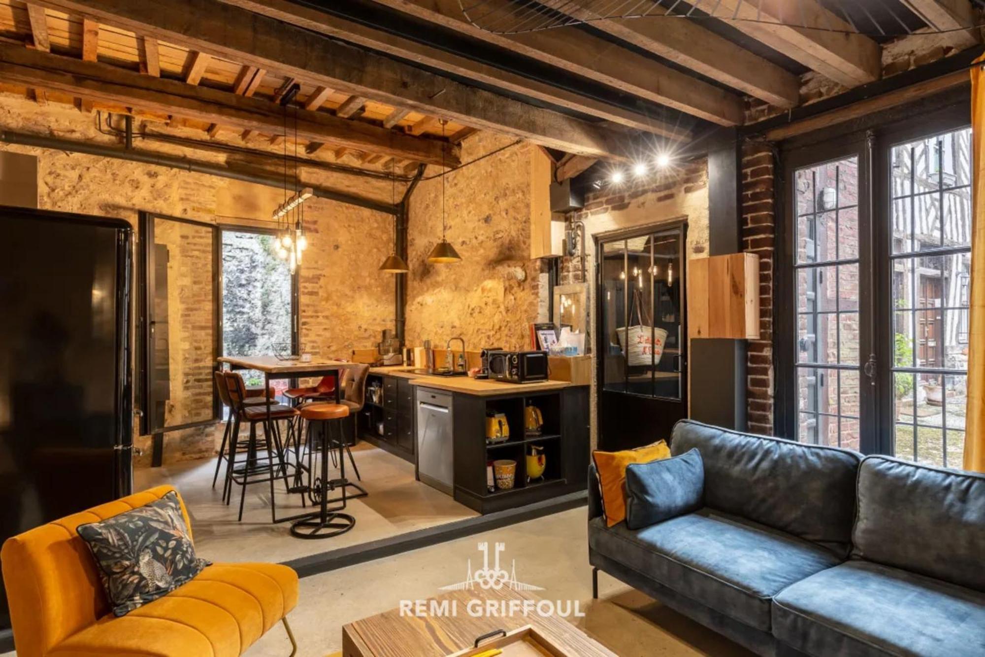 Vila L'Atelier D'Elea 4 Terrace - Industrial-Chic In The Heart Of Honfleur Exteriér fotografie